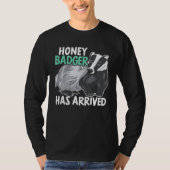 Honey Badger  Wildlife Animal Ratel  2 Tシャツ (正面)