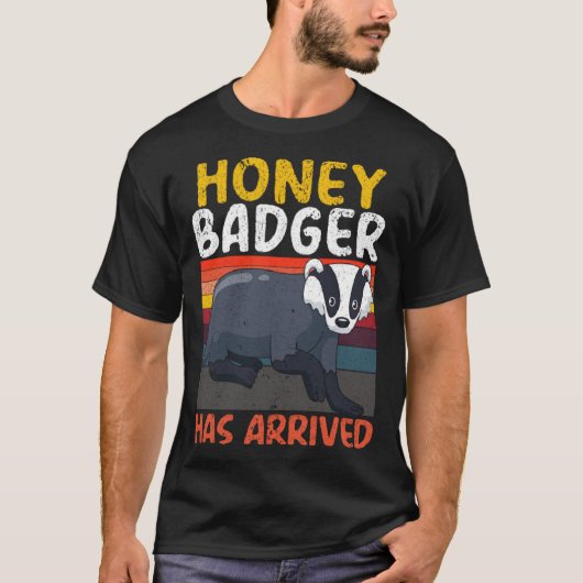 Honey Badger  Wildlife Animal Ratel  4 Tシャツ (正面)