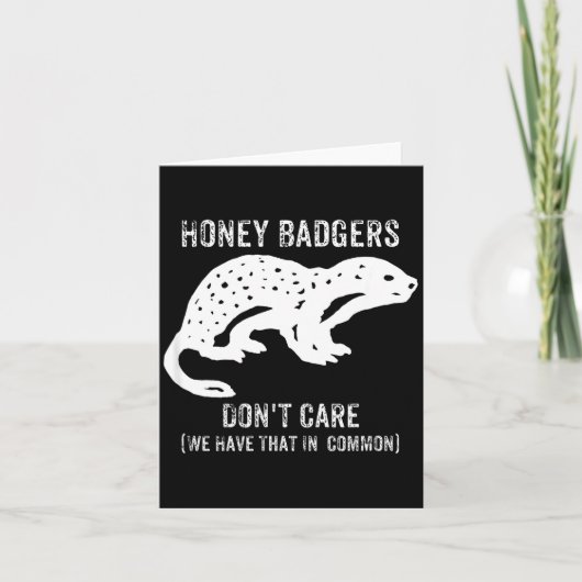 Honey Badgers Don't Care S  カード (正面)