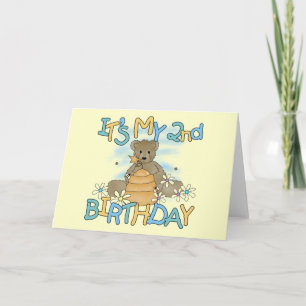 Honey Bear誕生日Tシャツとギフト カード