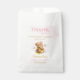 Honey Bear Baby Shower - A Little Honey Baby Showe フェイバーバッグ