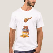 Honey Bear Jar Cute Art Tシャツ (正面)
