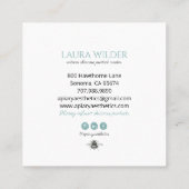 Honey Beauty Products スクエア名刺 (裏面)