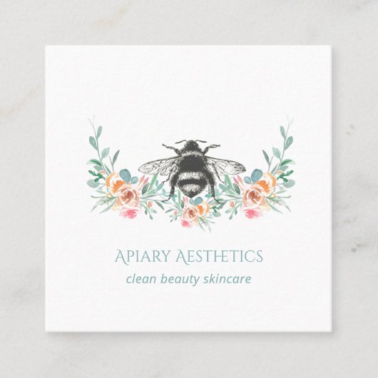 Honey Beauty Products スクエア名刺 (正面)