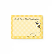 Honey Beeパーソナライズされた Post It Notes