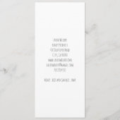 Honey Bee金ゴールドクラウンロゴ製品価格表 メニュー (裏面)