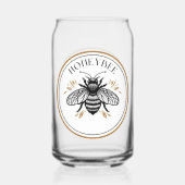 Honey Bee ガラス缶 (正面)