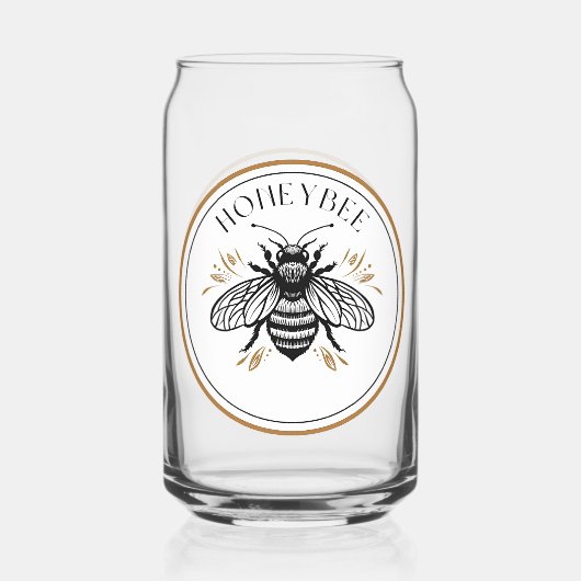 Honey Bee ガラス缶 (裏面)