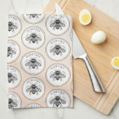 Honey Bee キッチンタオル (四つ折り)