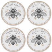 Honey Bee シール (正面)