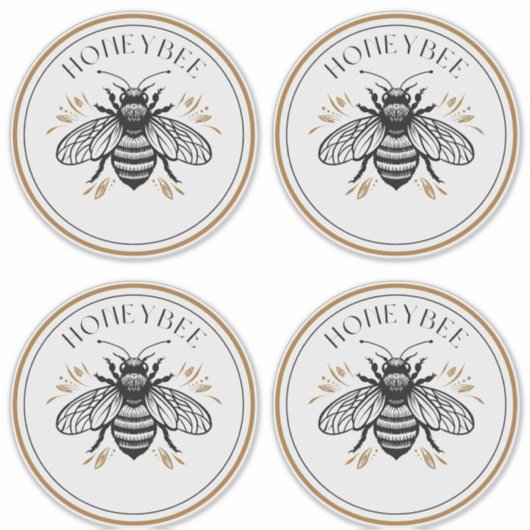 Honey Bee シール (正面)