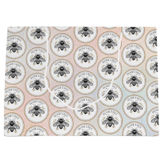 Honey Bee ラージペーパーバッグ (正面)
