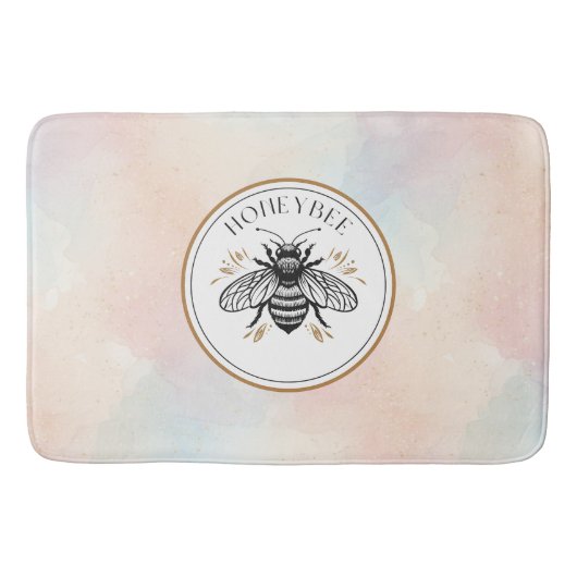 Honey Bee Bath Mat バスマット (正面)
