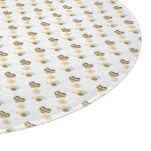 Honey Bee & Beekeeper Nature Lover’s カッティングボード (角)