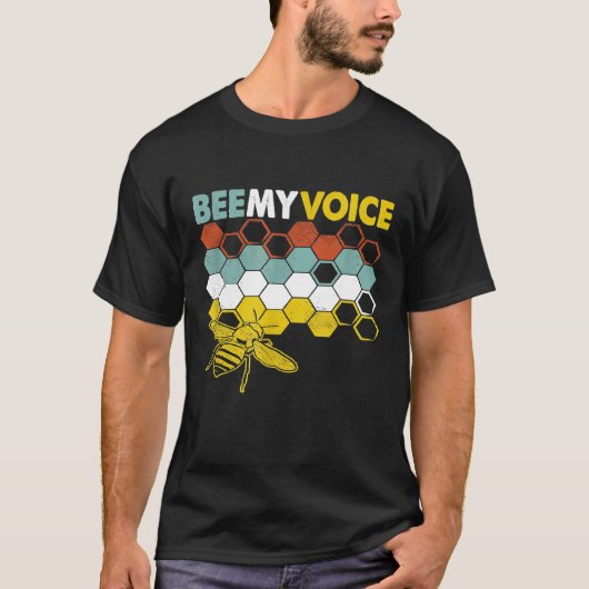 Honey Bee Beekeeper Wildlife Protection I Bee My V Tシャツ (正面)