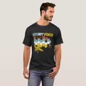 Honey Bee Beekeeper Wildlife Protection I Bee My V Tシャツ (正面フル)