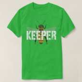 Honey Bee Beekeeping Beekeeper Design Tシャツ (デザイン正面)