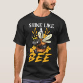 Honey Bee Beekeeping Beekeeper Honeybee Apiary Api Tシャツ (正面)