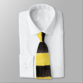 Honey Bee Black Gold Yellow   ネクタイ (タイ)
