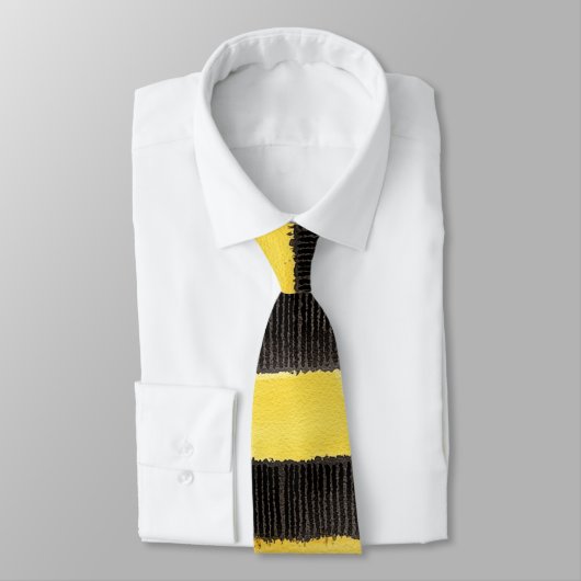 Honey Bee Black Gold Yellow   ネクタイ (タイ)