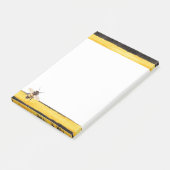 Honey Bee Black Gold Yellow   ポストイット (アングル)