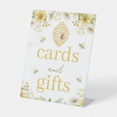 Honey Bee Botanical Cards and Gifts Sign 台座サイン (正面)