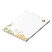 Honey Bee Bridal Shower Favor Notepad ノートパッド (回転)
