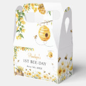 Honey Bee Flower Birthday Baby Shower フェイバーボックス (オープン)
