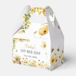 Honey Bee Flower Birthday Baby Shower フェイバーボックス