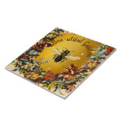 HONEY BEE FLOWER GARDEN, BEEKEEPING APIARY タイル (側面)