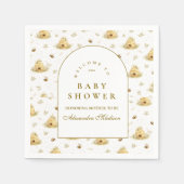 Honey Bee Garden Baby Shower スタンダードカクテルナプキン (正面)