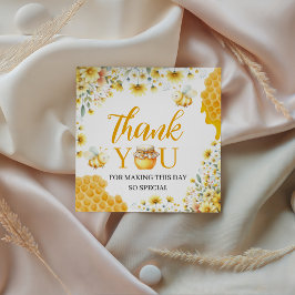 Honey Bee Garden Favor Thank You Tags フェイバータグ