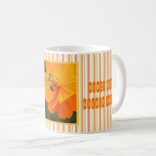 Honey Bee & Golden Cosmos [Classic Mug] コーヒーマグカップ (正面右)