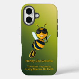 Honey Bee Grateful Graphic With Attitude iPhone 16ケース