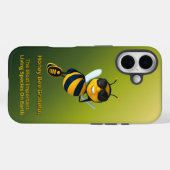 Honey Bee Grateful Graphic With Attitude Case-Mate iPhoneケース (裏面 (横))
