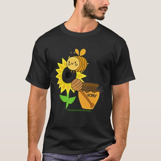 Honey Bee Healthy Life - 4月20日 Tシャツ (正面)