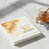 Honey Bee Honeycomb Watercolor Baby Shower スタンダードカクテルナプキン