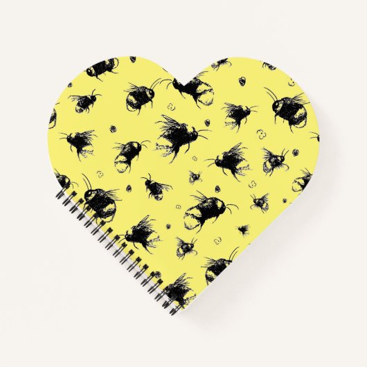 Honey Bee Lover Notebook - Gift for Her ノートブック (正面)