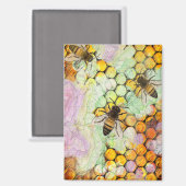 Honey bee magent マグネット (正面/裏面)