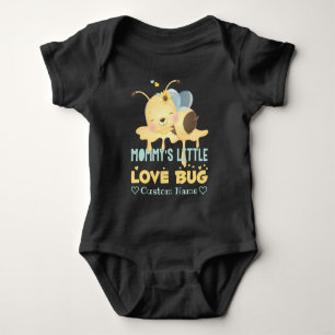 Honey Bee Mommy's Little Love Bug ベビーボディスーツ