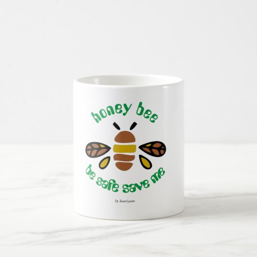 Honey Bee Mug classique コーヒーマグカップ (中央)