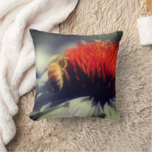 Honey Bee On Echinacea Flower クッション (ブランケット)