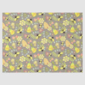 Honey Bee Sage Green 薄葉紙 (正面)