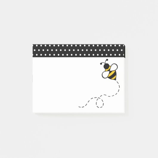 Honey Bee School Office Post It Notes Gift ポストイット (正面)