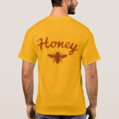 Honey Bee Script Tee – Sweet as Can Bee Tシャツ (裏面)