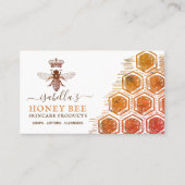 Honey Bee Skincare Amber Products名刺 名刺 (正面)