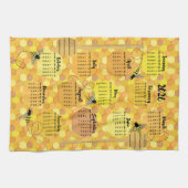 Honey Bees 2026カレンダー キッチンタオル (横)