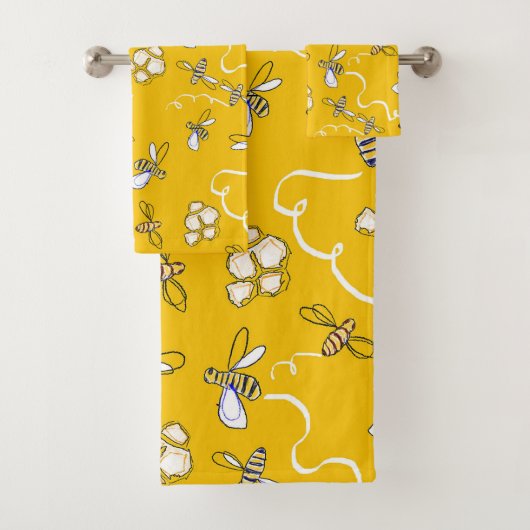 Honey Bees Bath Towel Set バスタオルセット (インサイチュ)