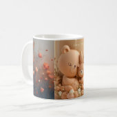 Honey Bonny Baby Mug – Baby Bear & Bunny コーヒーマグカップ (正面左)