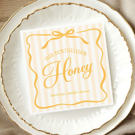 Honey Bridal Shower Paper Napkin スタンダードカクテルナプキン